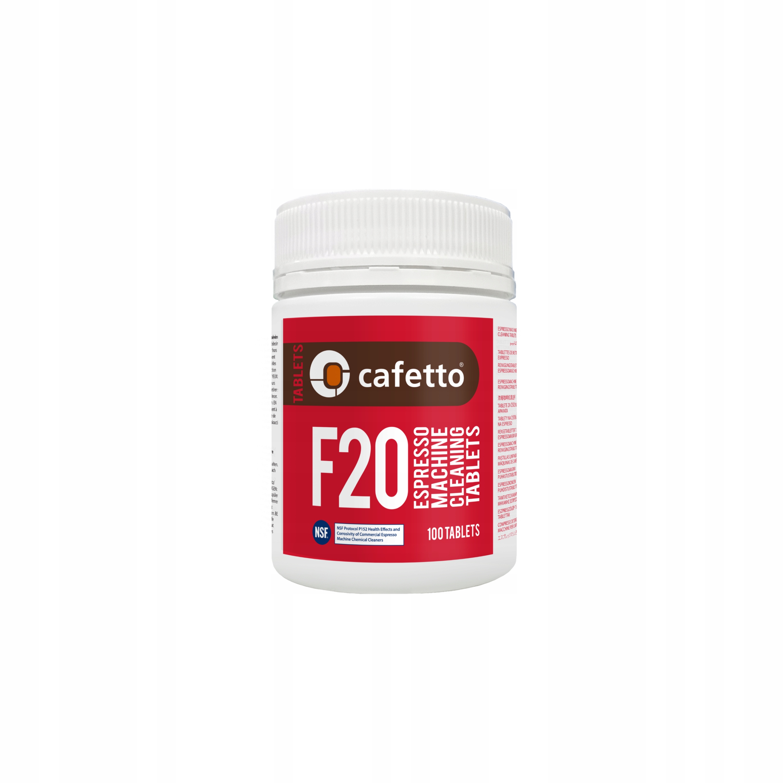 Cafetto Tabletki czyszczące do ekspresów F20 100 tabletek