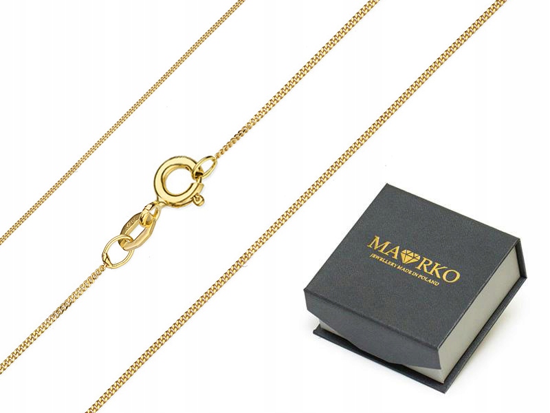 Zlatý Řetízek Au 585 na přívěsky Pancerka 42 cm