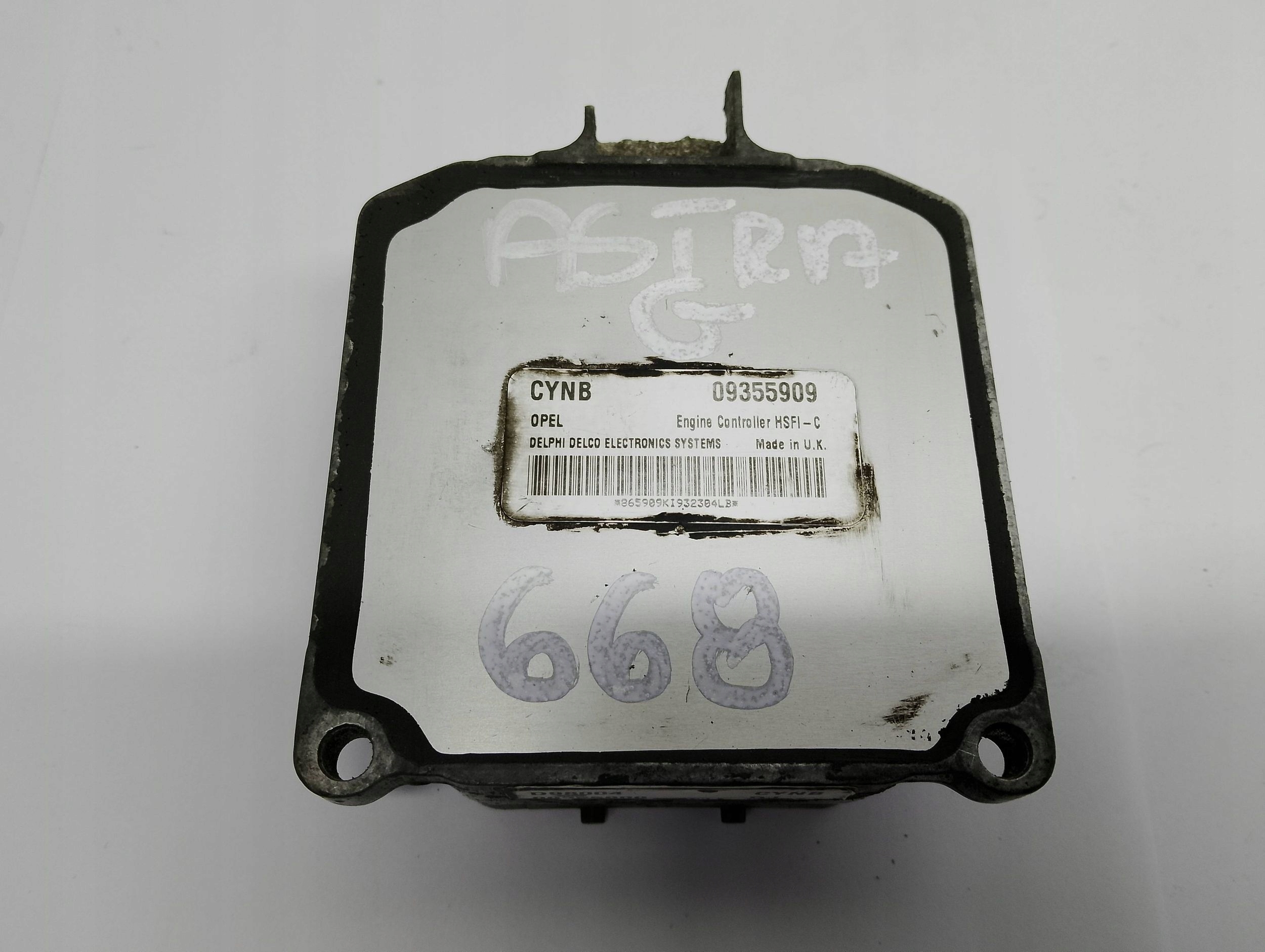 computer control unit of the engine Opel Astra G 2 II 09355909