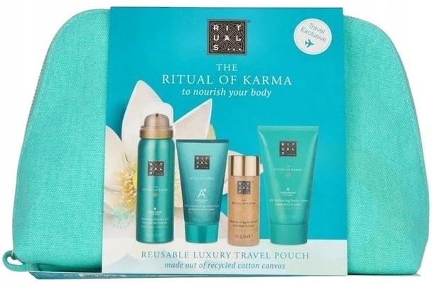 Rituals The Ritual of Karma zestaw 4 kosmetyków z kosmetyczką