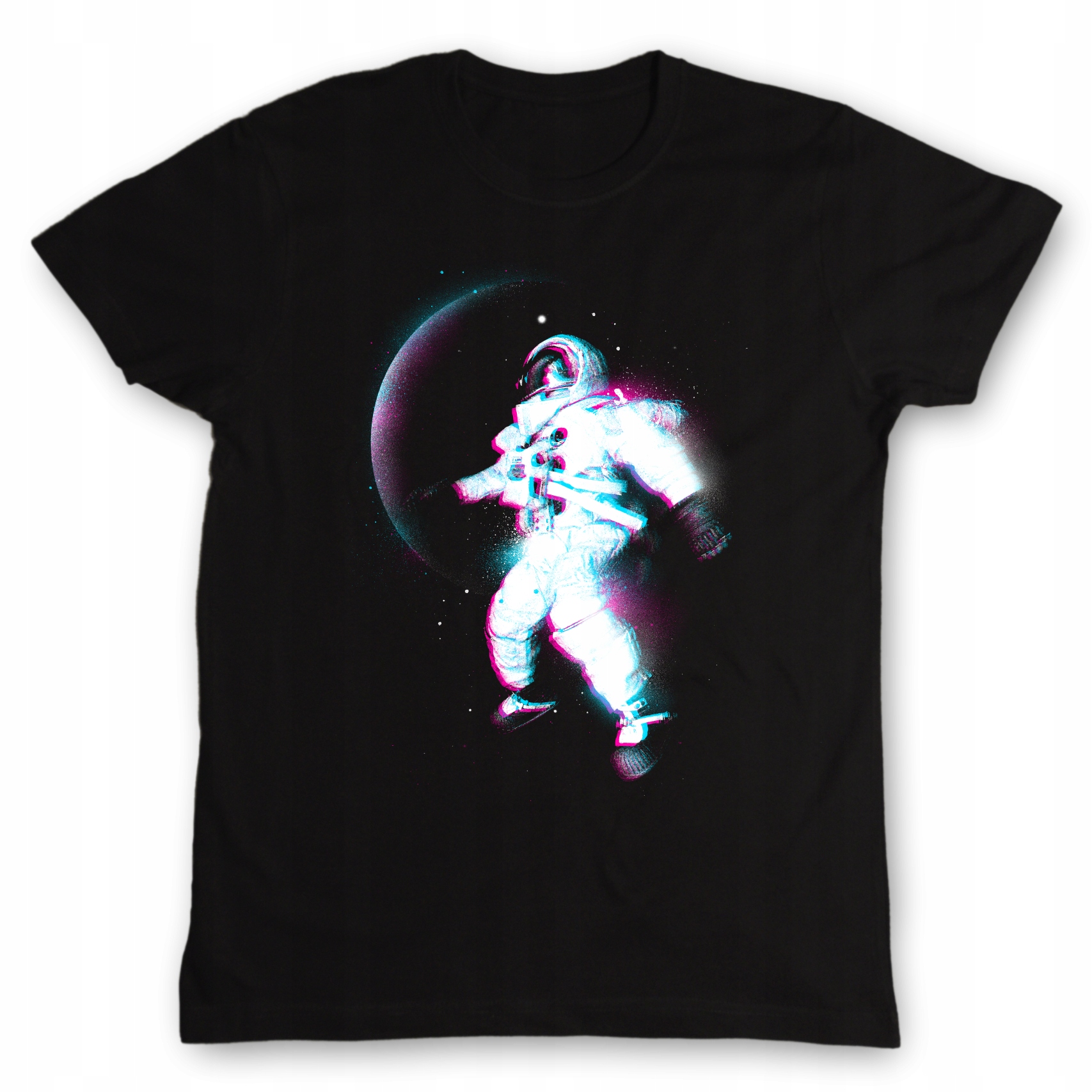 

Koszulka Space Kosmos Astronauta 3D Glitch L