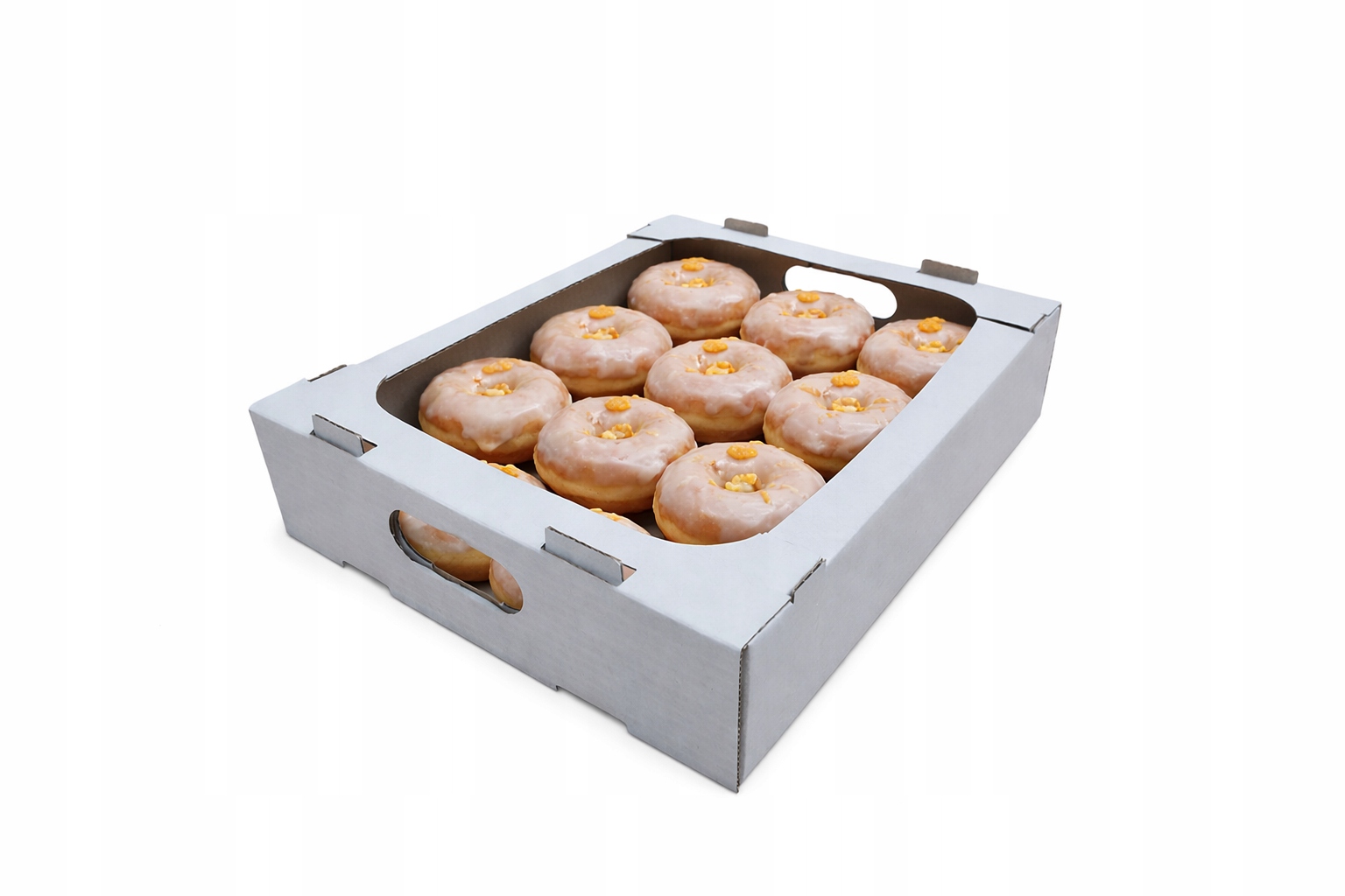 Karton Tacka Na Pączki ciasta 400x300x90mm 50szt