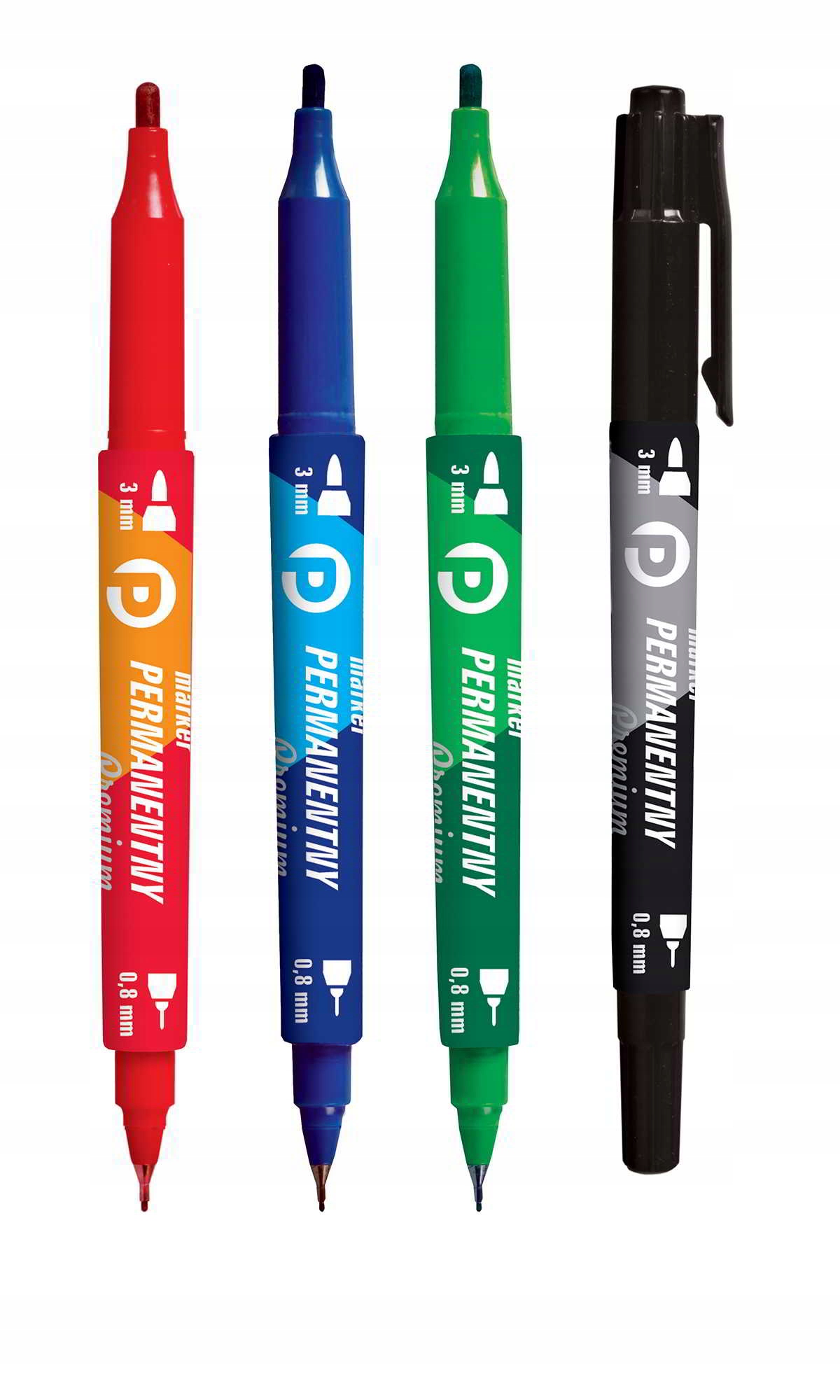 Pisak Marker do CD/DVD DWUSTRONNY Szkło CD Metal Marka Tetis