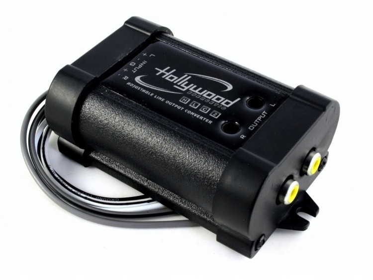 Hollywood HLC-2 Konwerter sygnału Adapter Hi-Low Wyjście RCA na wzmacniacz