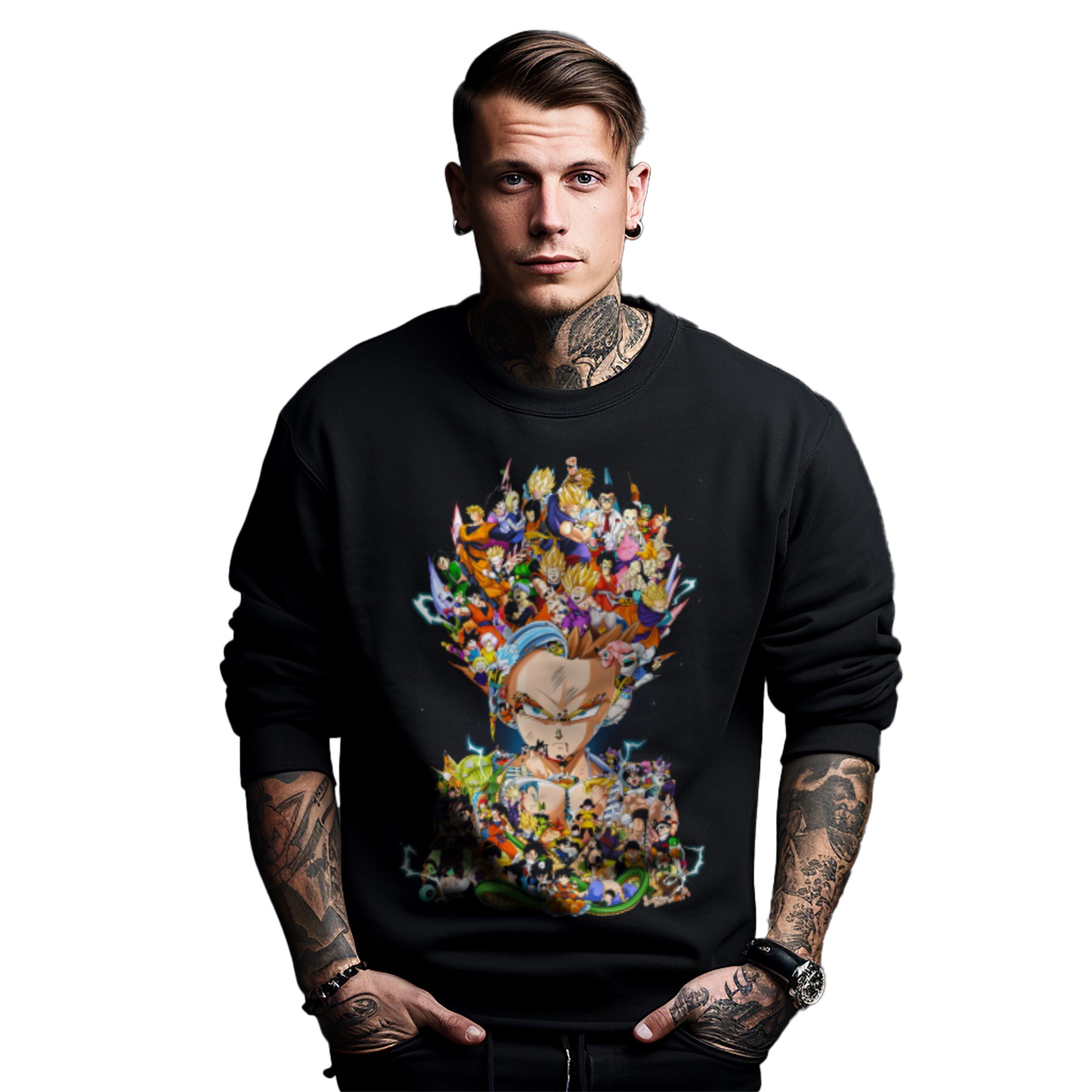 Mikina s potiskem Anime Dragon Ball Z