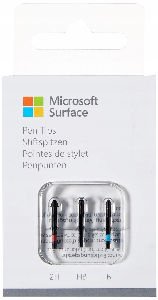 Końcówki do pióra rysika Microsoft Surface Pen Tips v2 2H Hb B GFU-00002