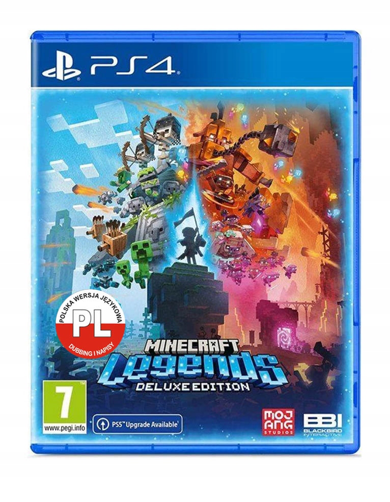 MINECRAFT LEGENDS DELUXE EDITION / PS4 / PS5 / POLSKI DUBBING / NOWA