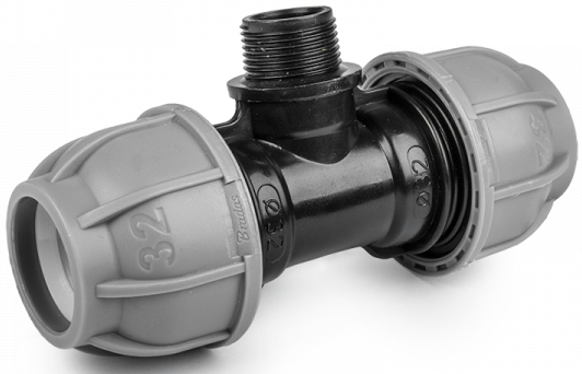 

Trójnik do rur zasilających Pe 32mm Gz 1cal PN10