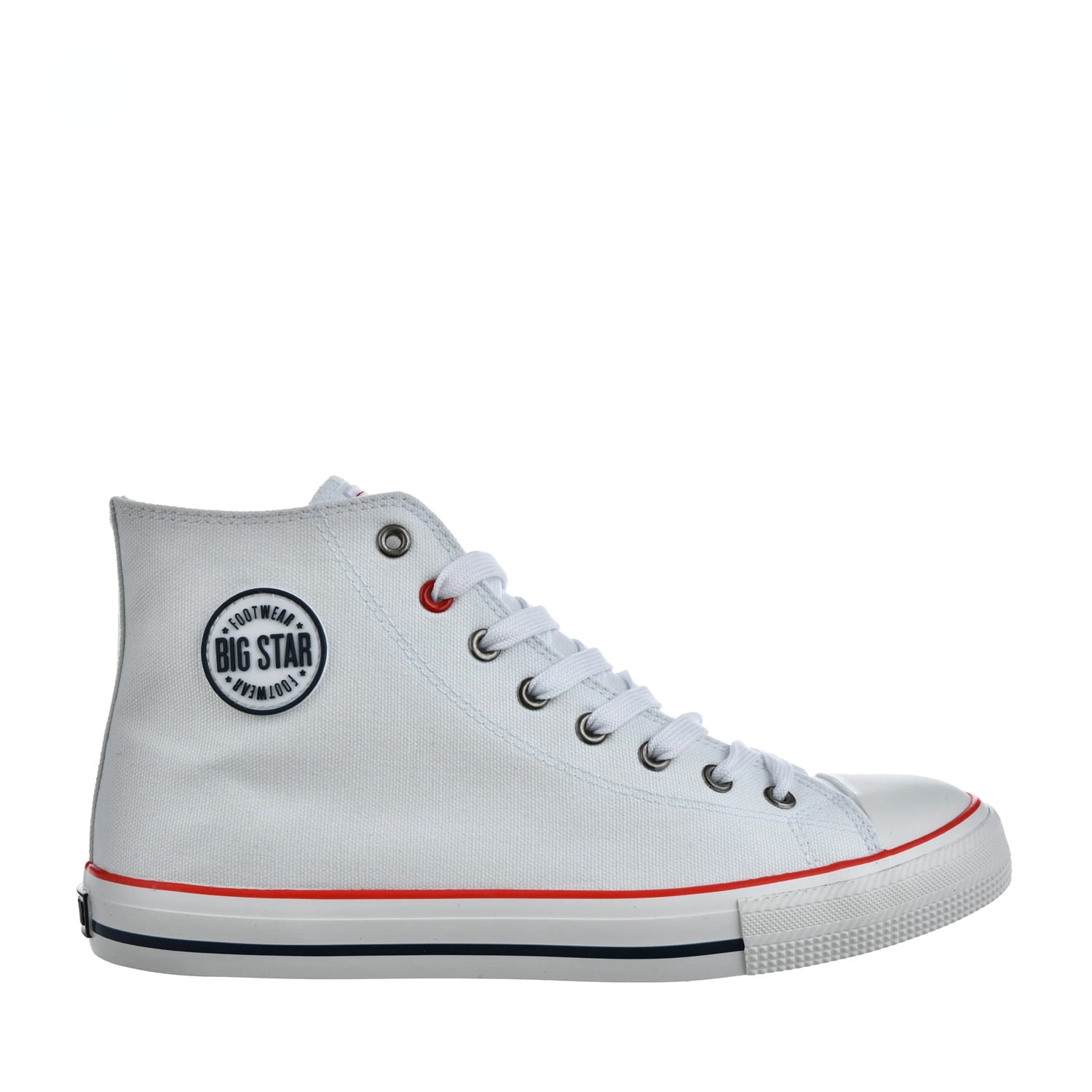 Pánské vysoké tenisky Big Star NN174305 bílé 40
