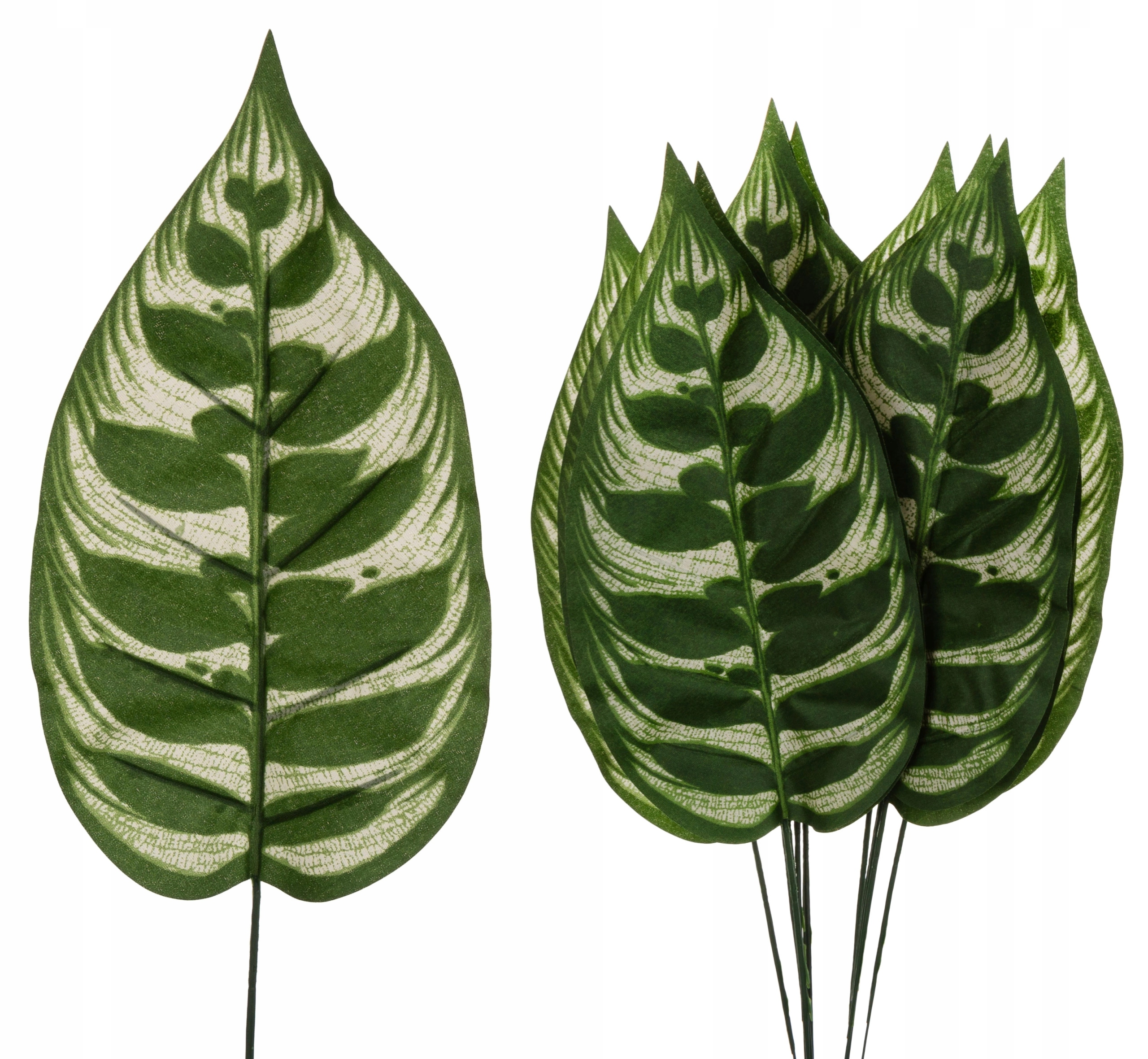 12 X LIŚĆ LIŚCIE GAŁAZKA DO KOMPOZYCJI 48 CM