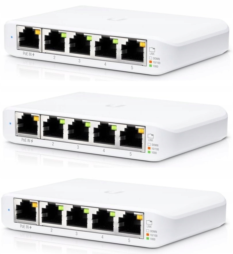 Ubiquiti USW-FLEX-MINI-3 UniFi Switch Flex Mini 3-pack USW-Flex-Mini-3