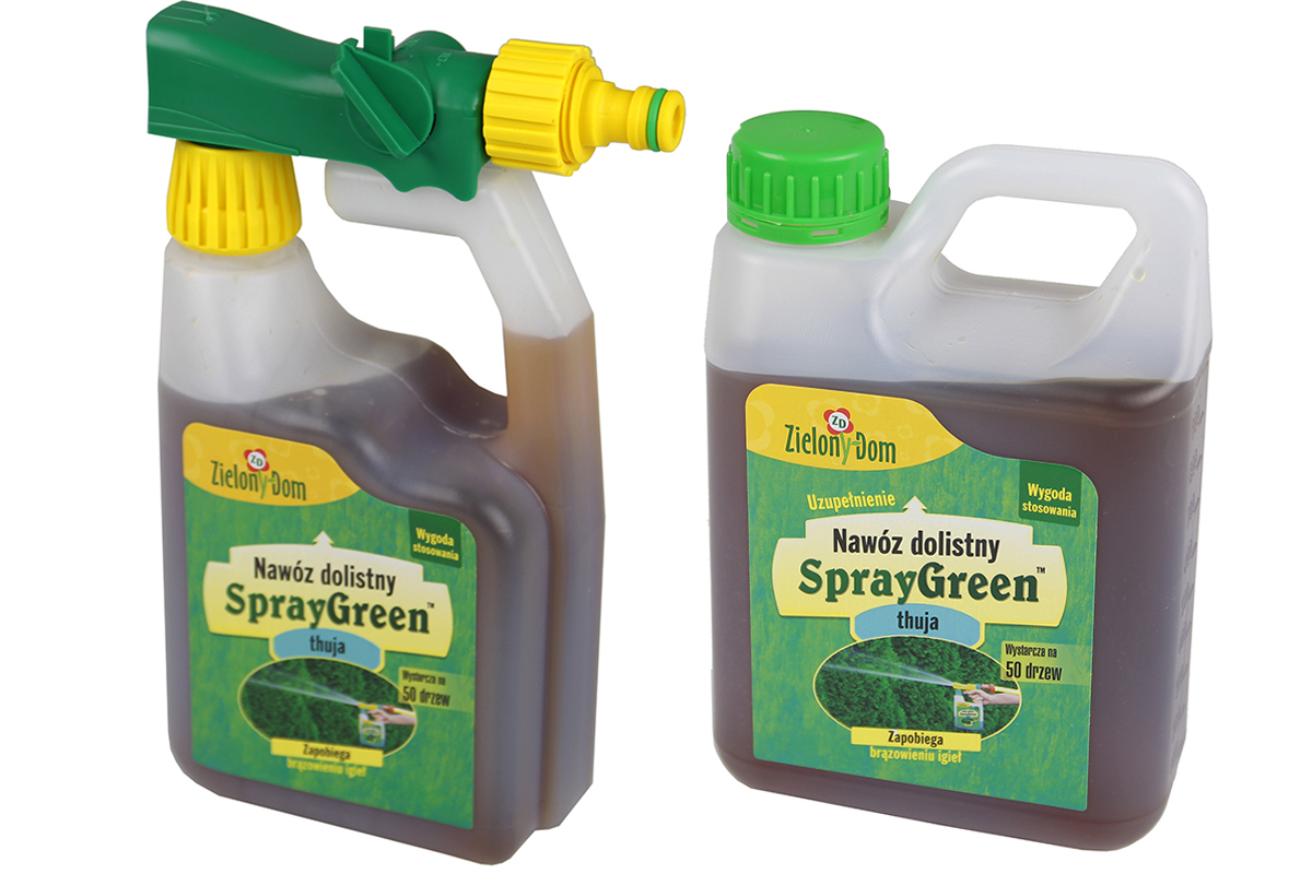 

Nawóz do tui Spray Green konewka 950ml zapas 950ml