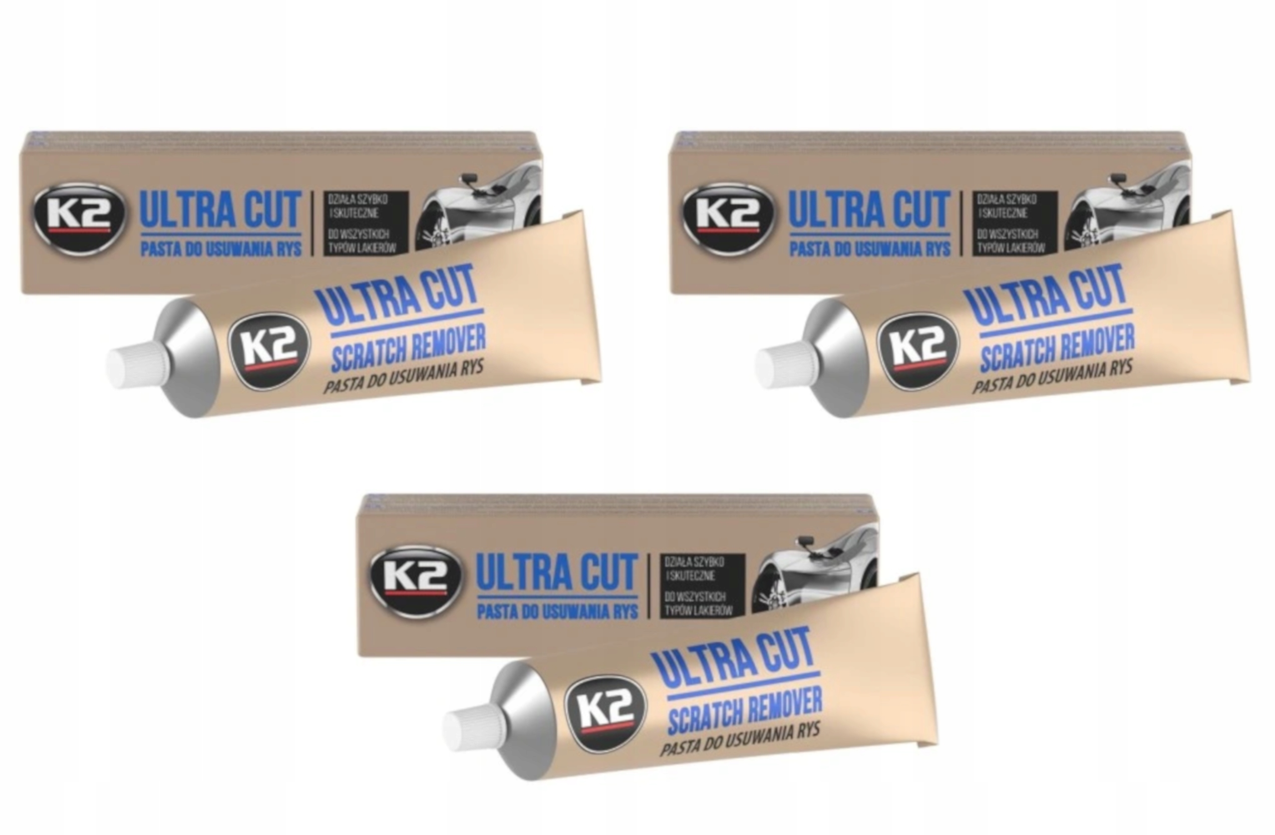 K2 Ultra Cut Pasta Do Usuwania Rys 120G x3