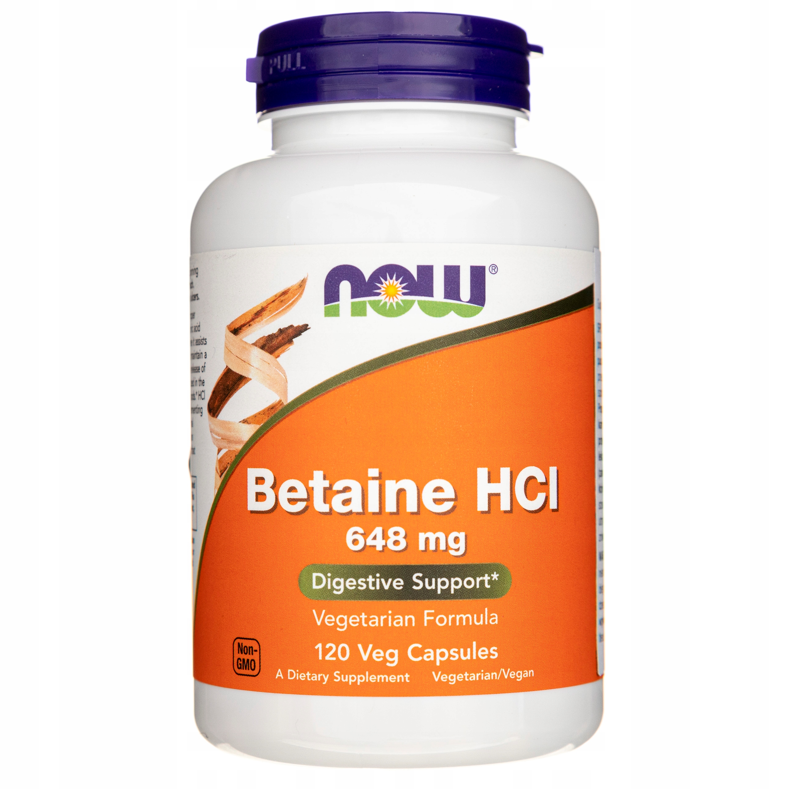 

Now Foods Betaina Hcl Wegańska 120 Kapsułek 648MG