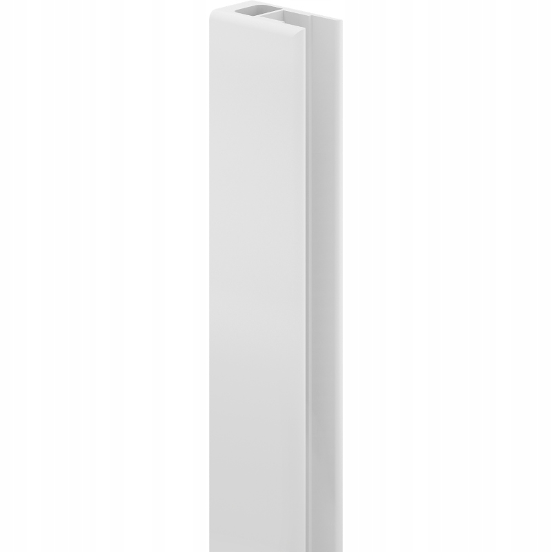 Mexen lišta přisazená ke sprchové stěně, bílá 800-00-20