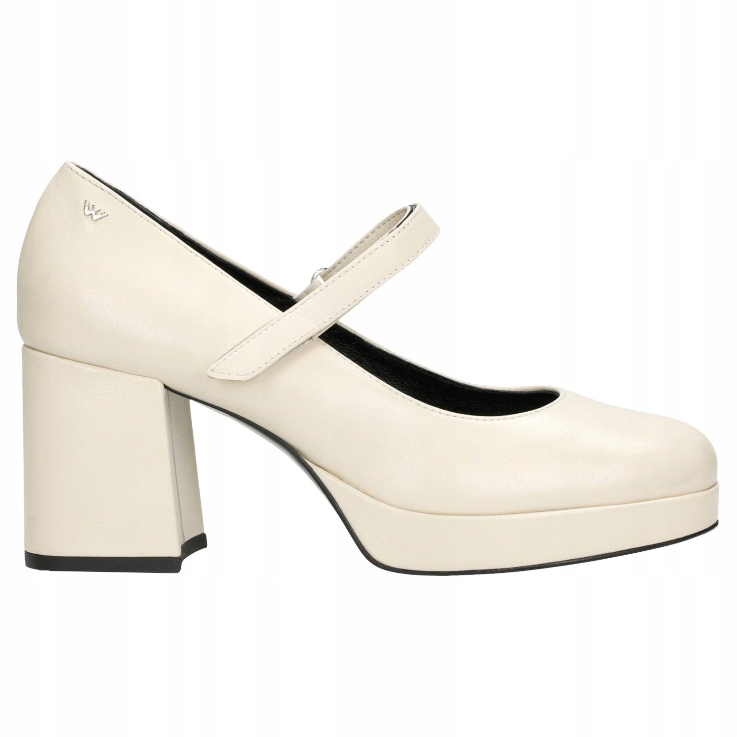 

Buty Wojas Czółenka damskie słupek beżowe r. 38