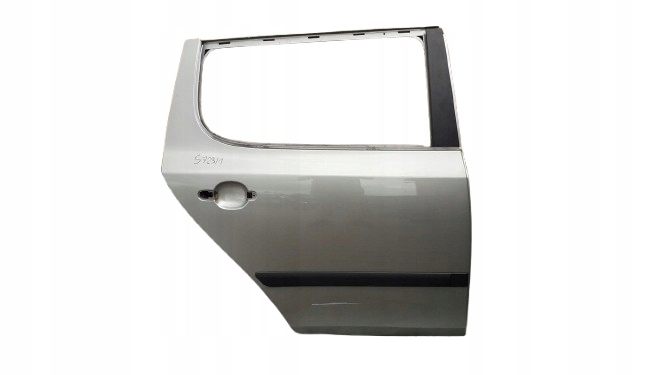 SKODA FABIA 2 II 5D HB 07-14 DRZWI PRAWE TYLNE - CIEMNE SREBRNE - ŁADNE