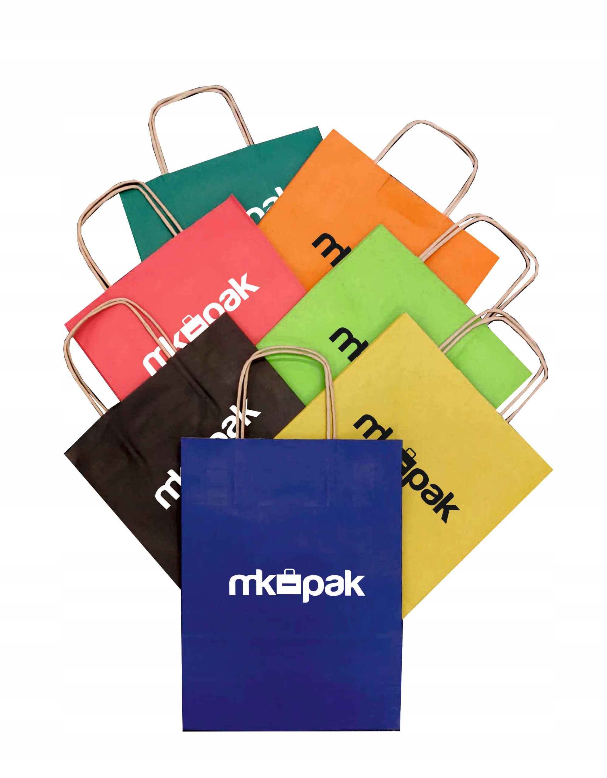 Бумажный пакет с вашим логотипом A4 100 шт