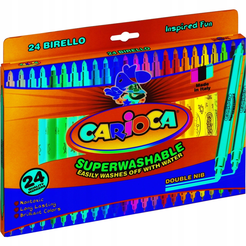 FLAMASTRY 24 KOLORY CARIOCA BIRELLO Marka Carioca