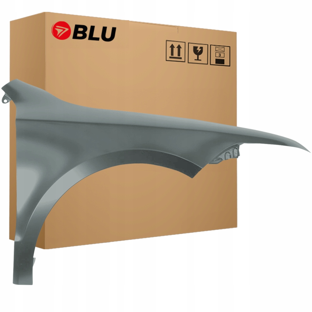 Blu Blatník Škoda Superb II 3T LF7Y pravý šedý 08-13 přední SedaMetal