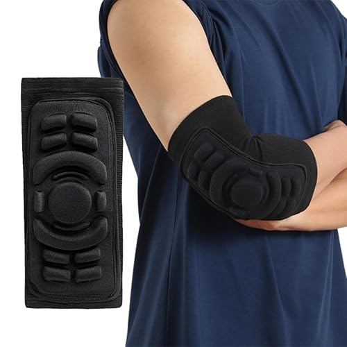 OCHRANIACZE NA ŁOKCIE MTB ROWER KOMPRESYJNE ODDYCHAJĄCE CZARNY 2 SZT