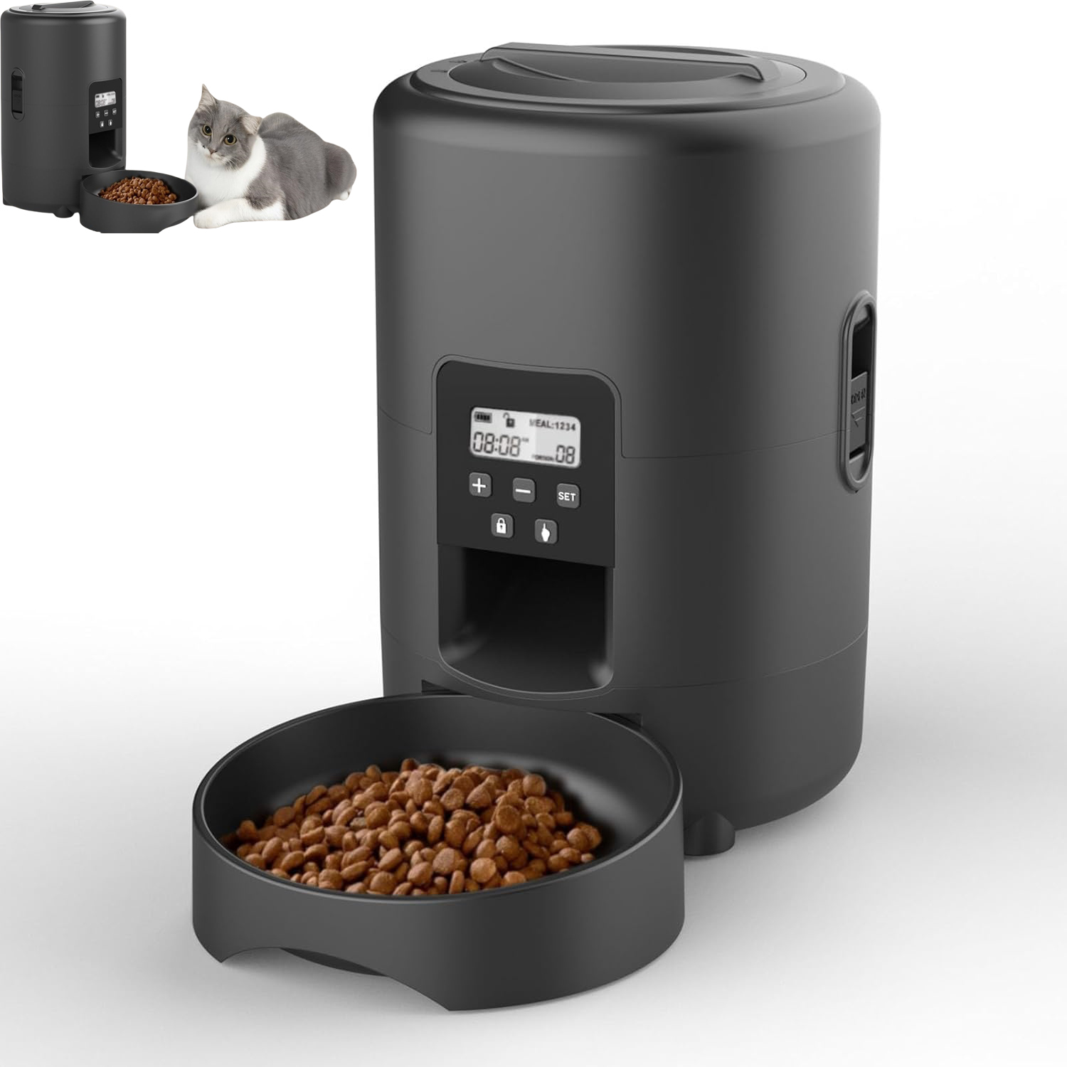 Podajnik Wody I Karmy Automatyczna Miska Dla Kota I Psa Dozownik Poidło 2L