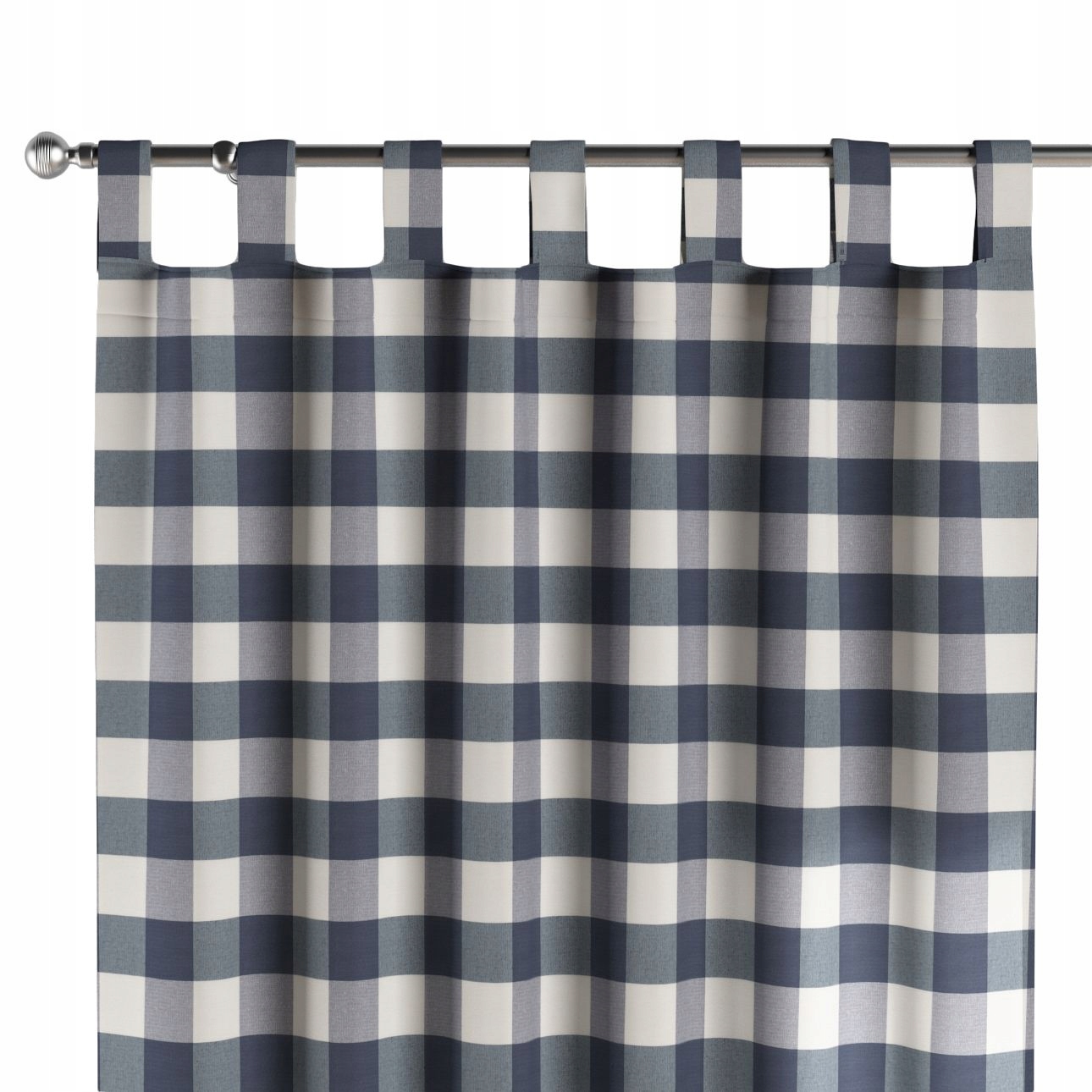 Dekoria Záves na traky 1 ks 130x260 cm odtiene modrej farby