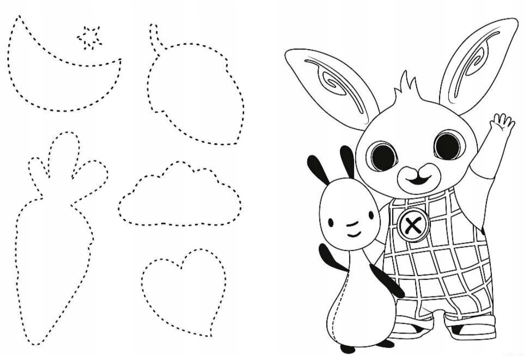 Puzzle Wesoły Dzień Binga Super Gigant 15 Elementów Królik Bing 2+ Liczba elementów 15