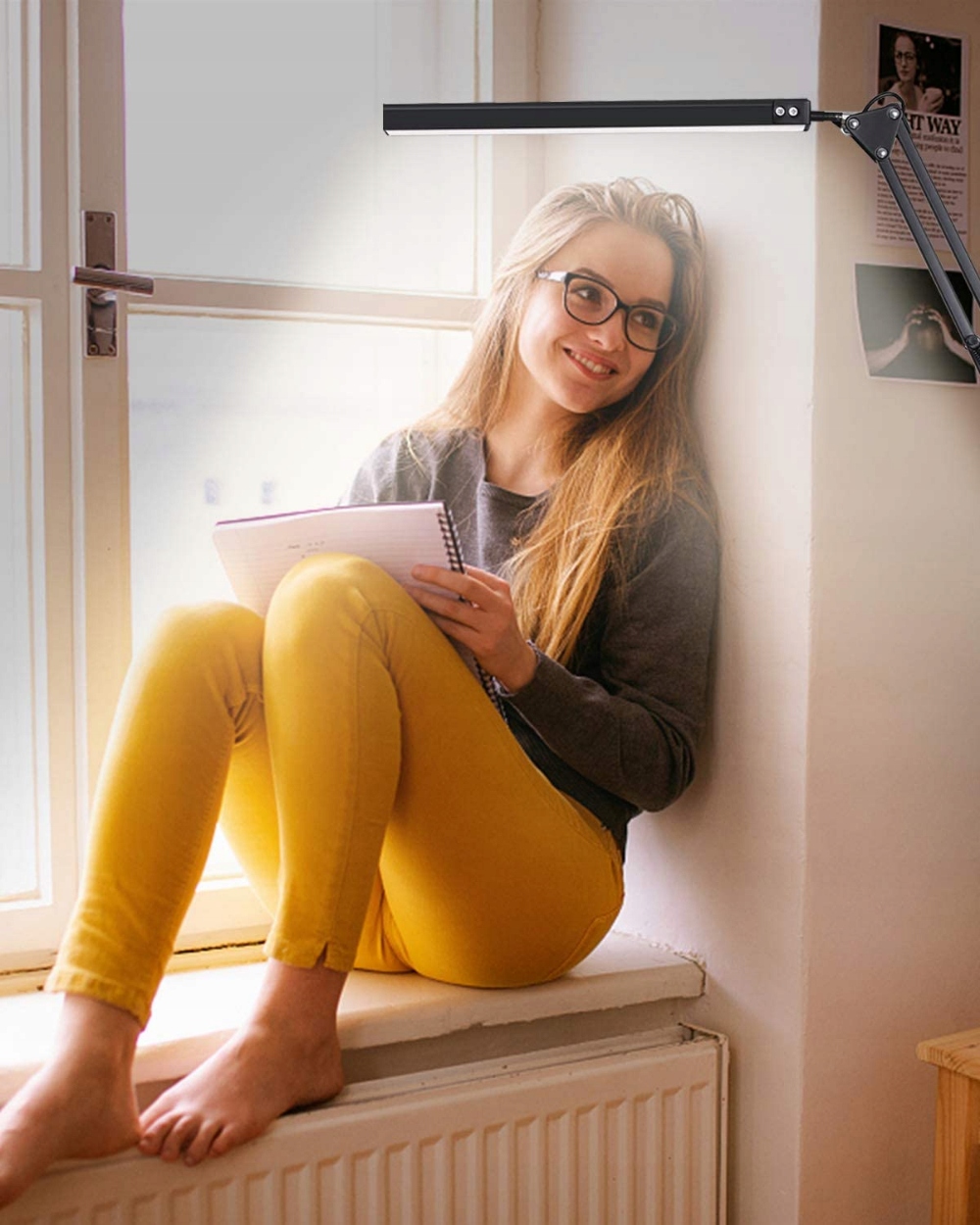 LAMPA LED KREŚLARSKA SZKOLNA BIURKOWA NA BIURKO EAN (GTIN) 5900804128816