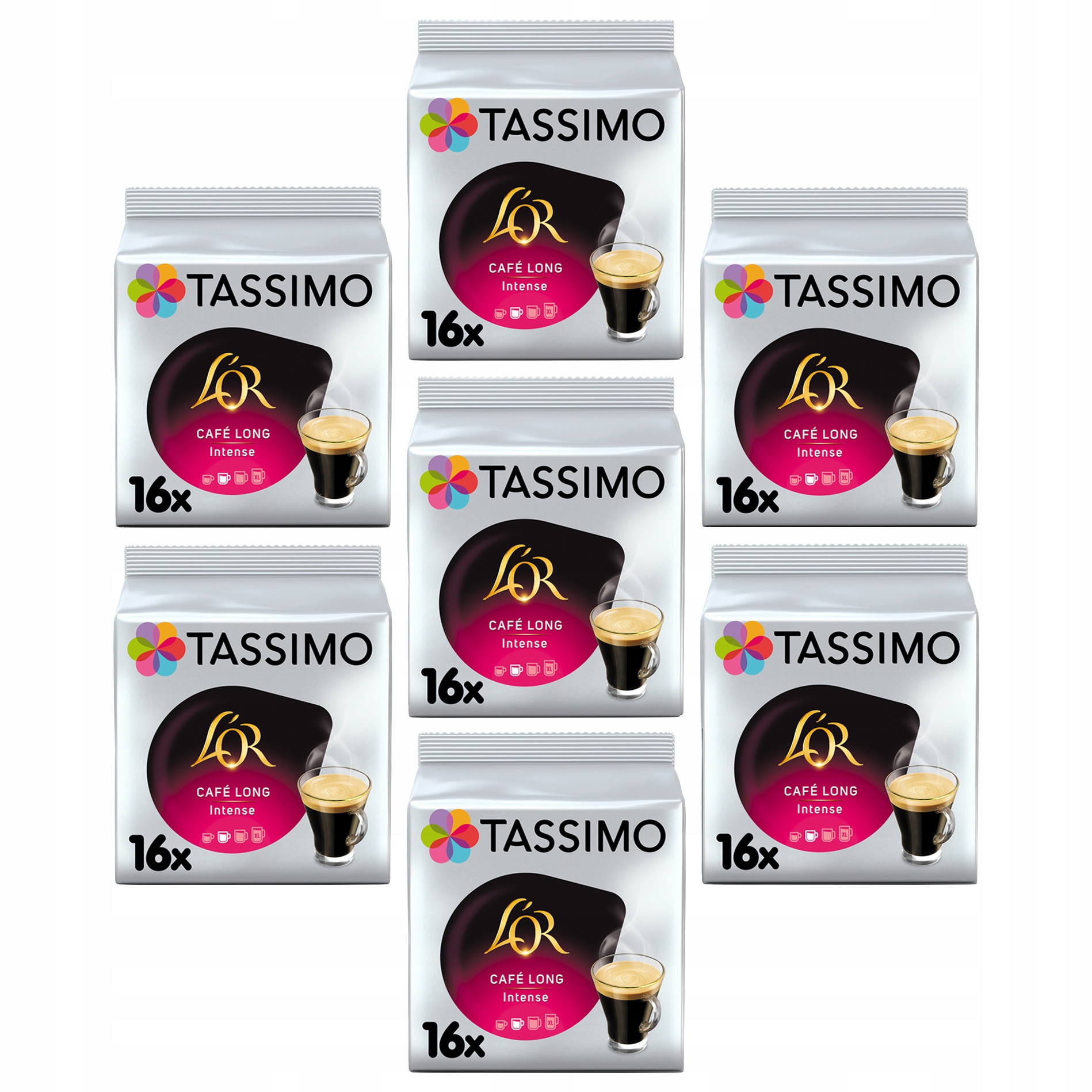 Kapsułki Tassimo L'or Cafe Long Intense, kawa espresso 6+1 Gratis!