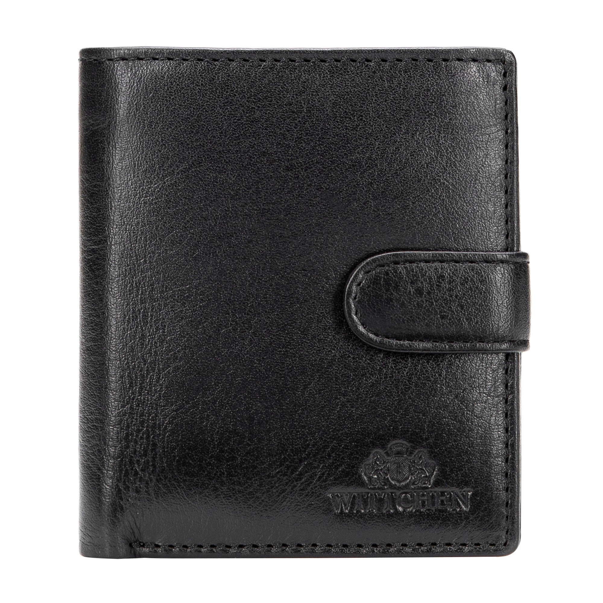 Portfel Wittchen Florence damski 14-1-010-LG1 skórzany czarny