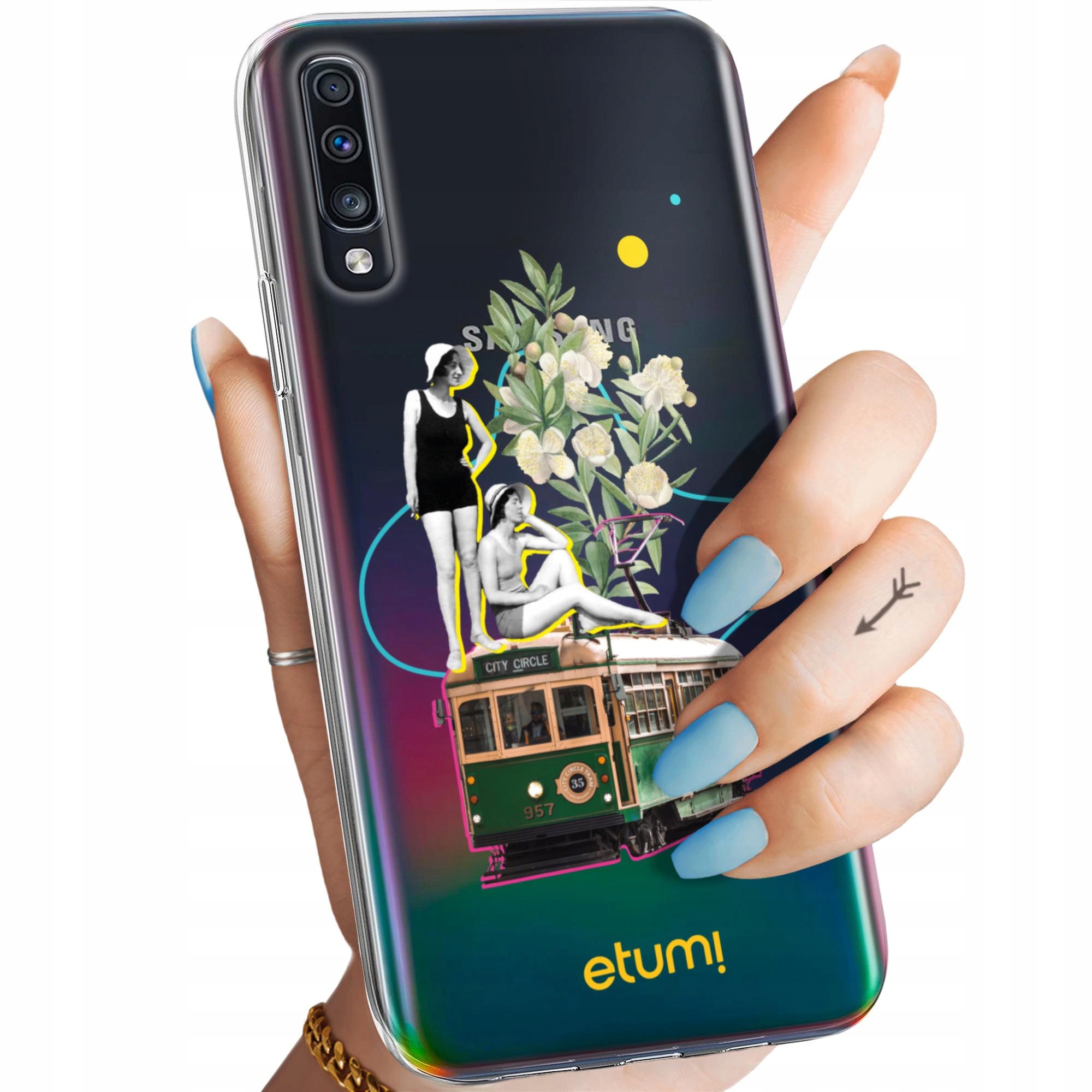 Etui Do Samsung Galaxy A70 A70S MIX Przeszłość Oryginalne Obudowa