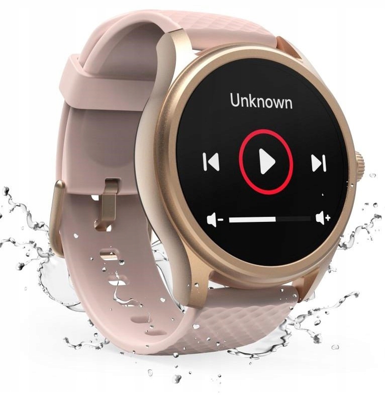 Smartwatch Hama Fit Watch 5010 Różowo-złoty