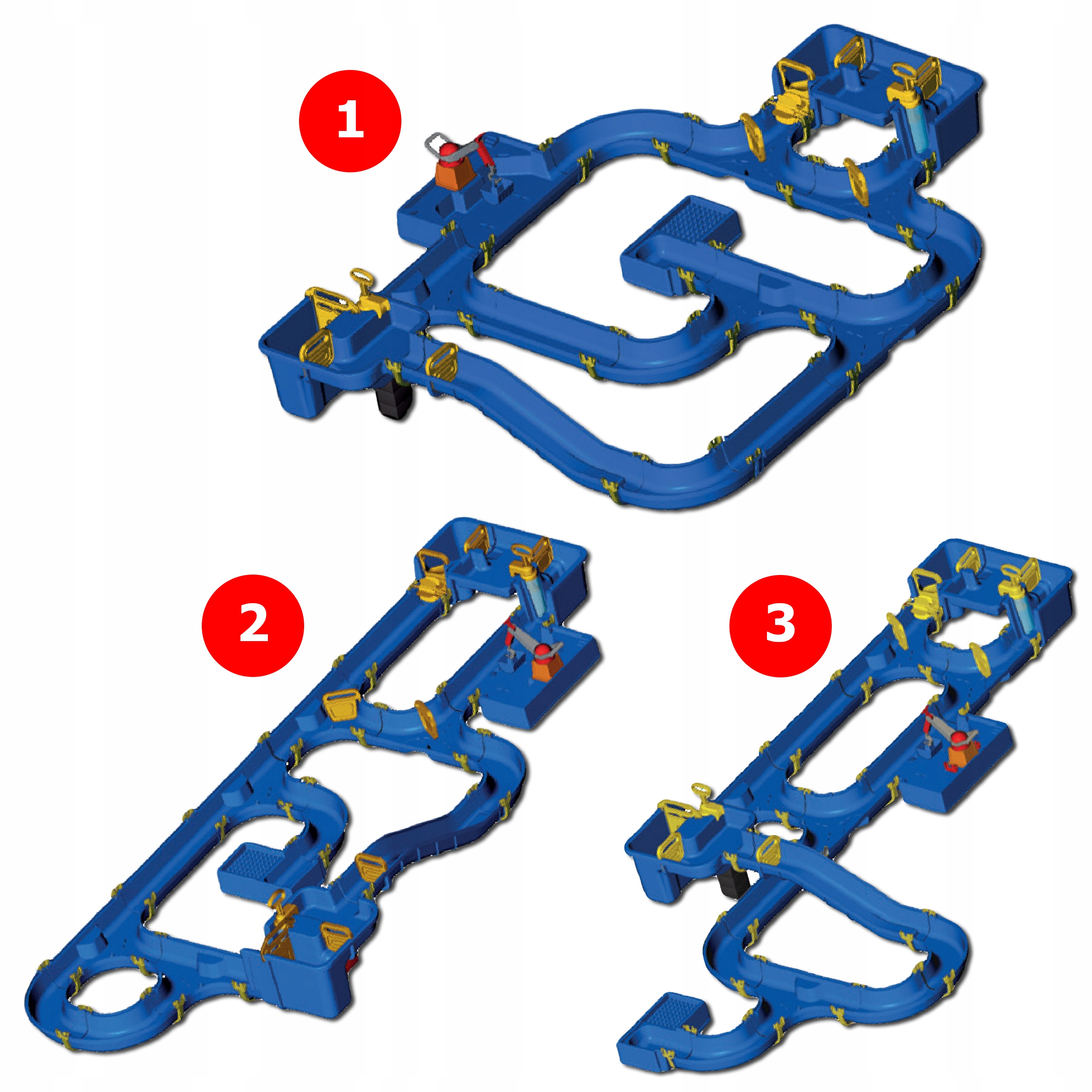 BIG OGROMNY TOR WODNY DUŻY WATERPLAY AMSTERDAM ZABAWA WODĄ ŁÓDECZKI 61 EL Kod producenta 55112