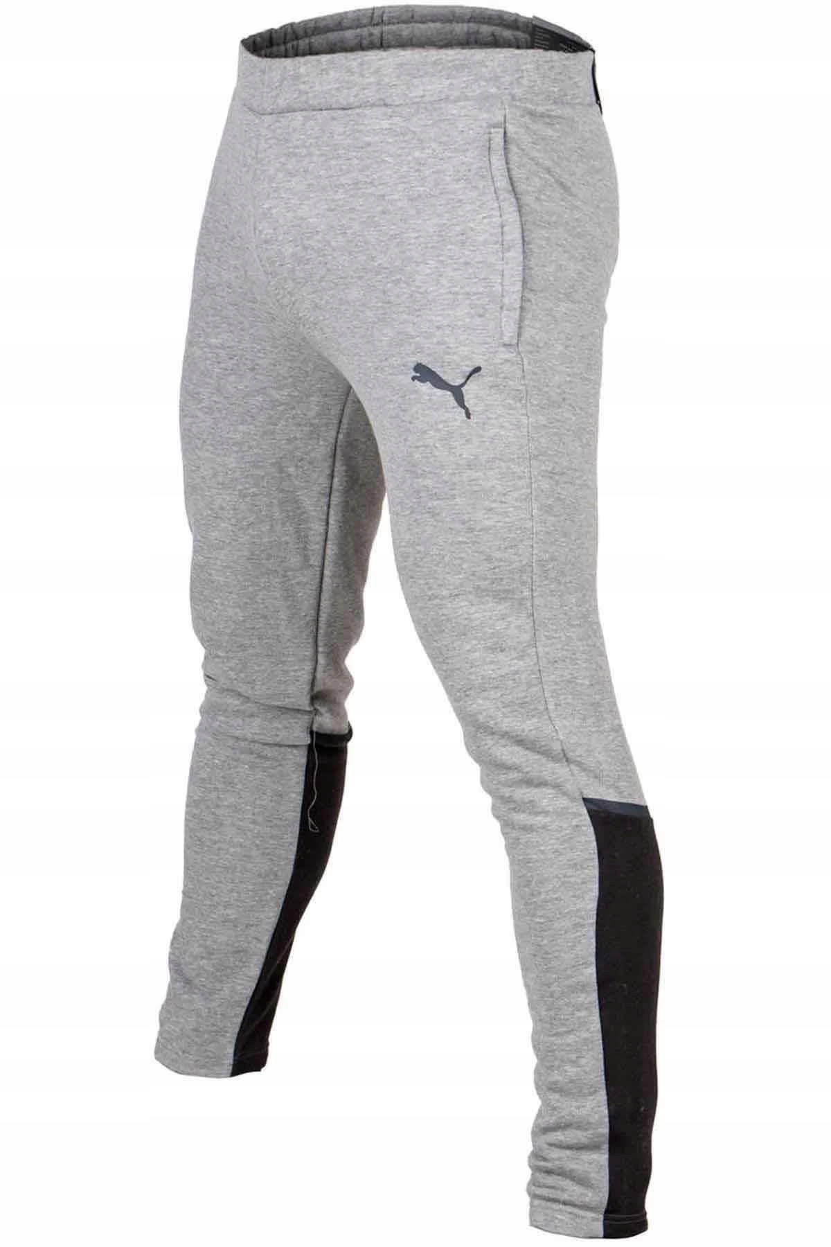 3156 Pánské Puma Bavlněné Sportovní Kalhoty Se Zapínacími Kapsami, Zateplené