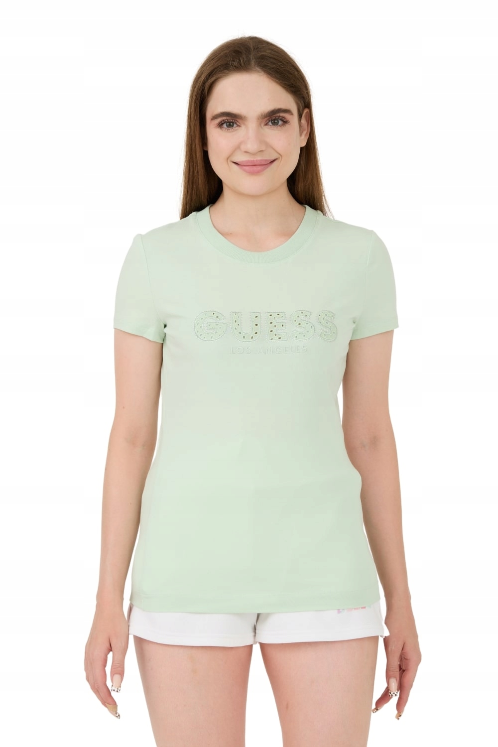 Guess Zelené tričko Sangallo Tee S