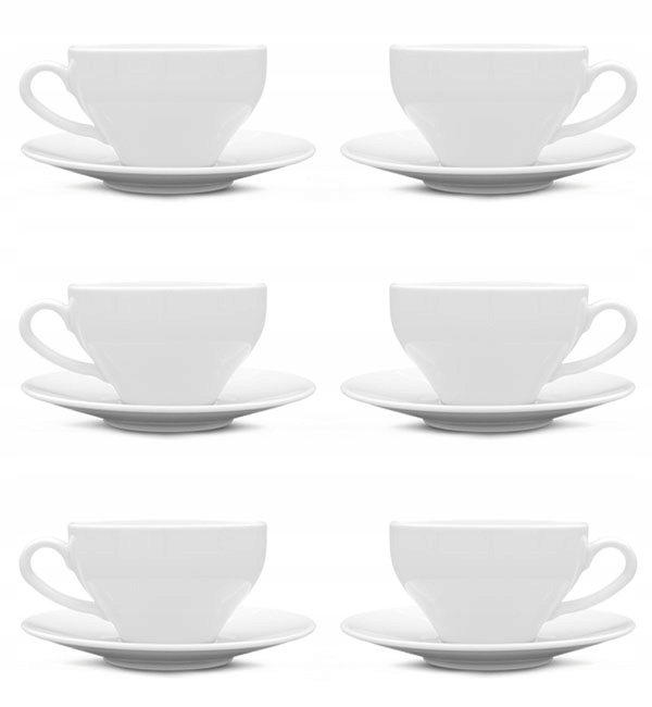

Lubiana Paula 6x Filiżanka 300 ML Spodek 17 CM