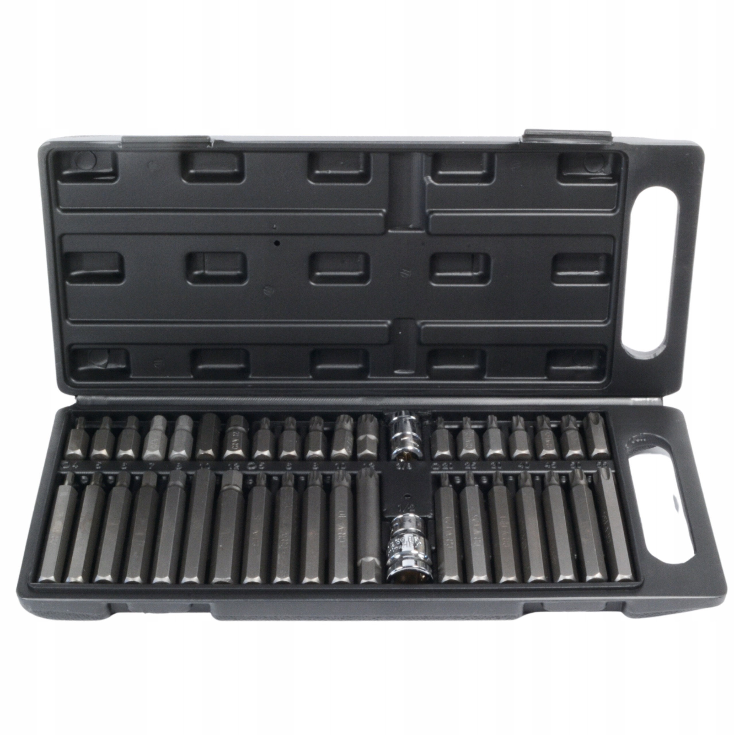 ZESTAW BITÓW KOŃCÓWEK KLUCZY IMBUS SPLINE TORX 40el. BITY CRV BLACK PREMIUM Marka Black