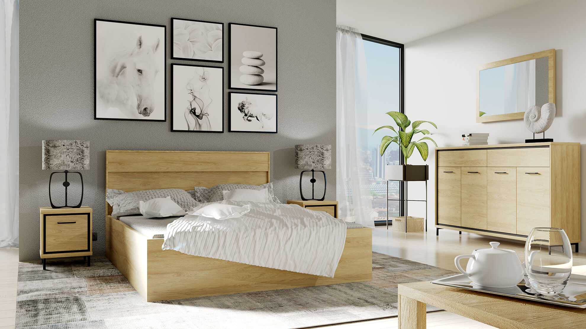 Komoda M-15DN NOWOCZESNA 107,5cm KOLEKCJA MEDIOLAN Kolekcja MEDIOLAN