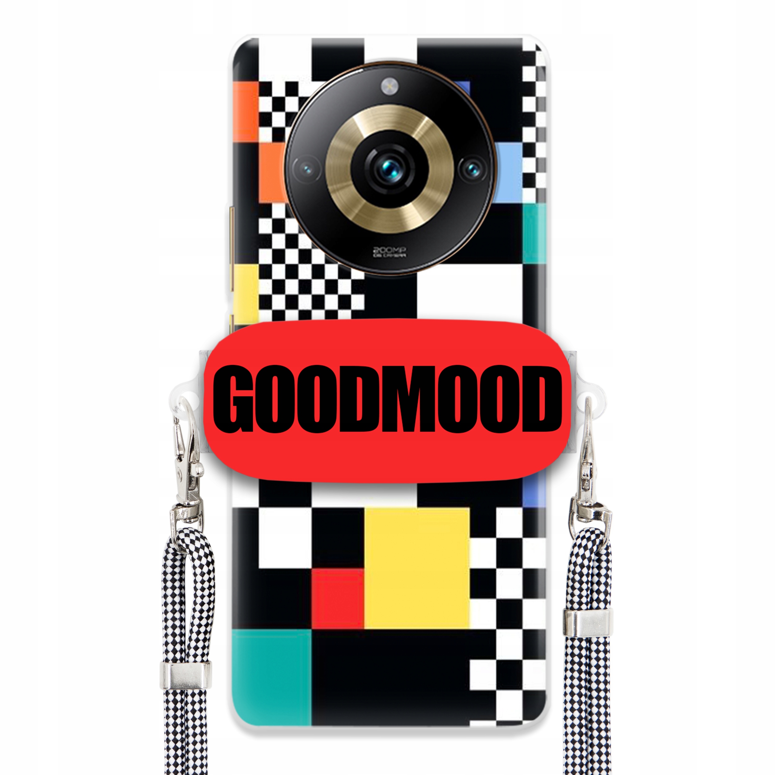 Pouzdro Pro Realme 11 Pro Plus 5G Case Držák Na Vodítko Zebra Telefonu Pixelart Wz