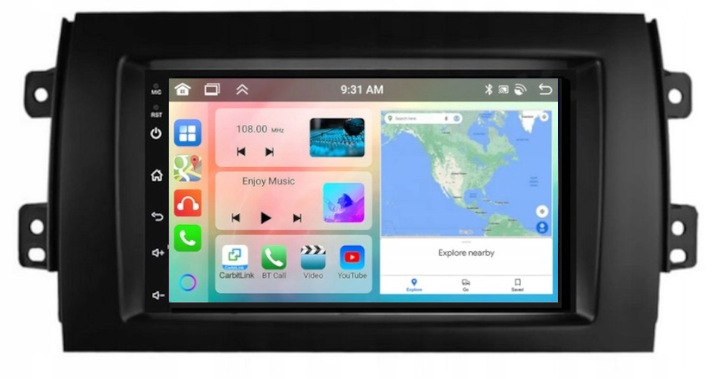 Rádio Gps Android Navi Suzuki SX4 2006-2013 Carplay Wifi Usb 4GB 64GB