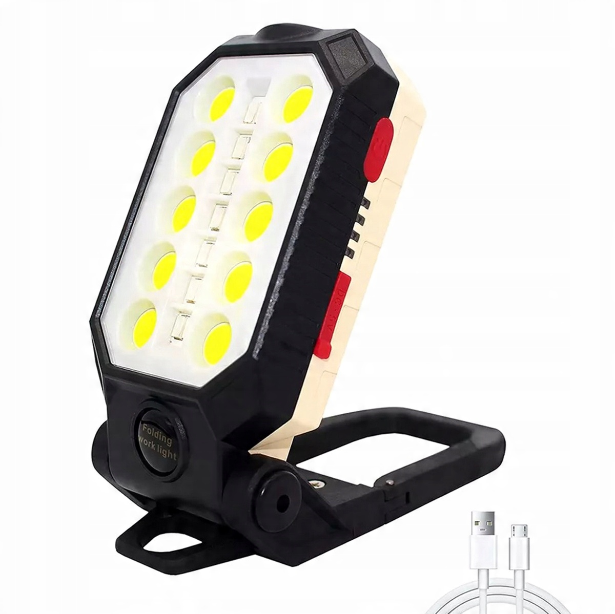 

ZD91 Lampa Warsztatowa Latarka Aku Usb Cob Led