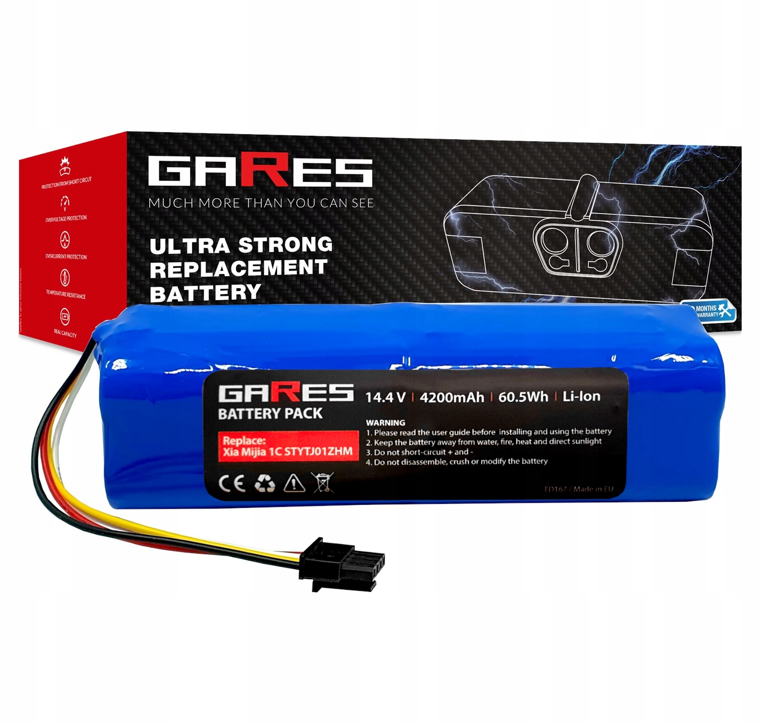 Bateria Akumulator do Xiaomi Mop 1C Mijia 1C STYTJ01ZHM 4,2Ah 14,4V