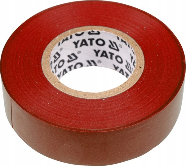 

Taśma elektroizolacyjna 19mmx20mx0.13mm czerwona