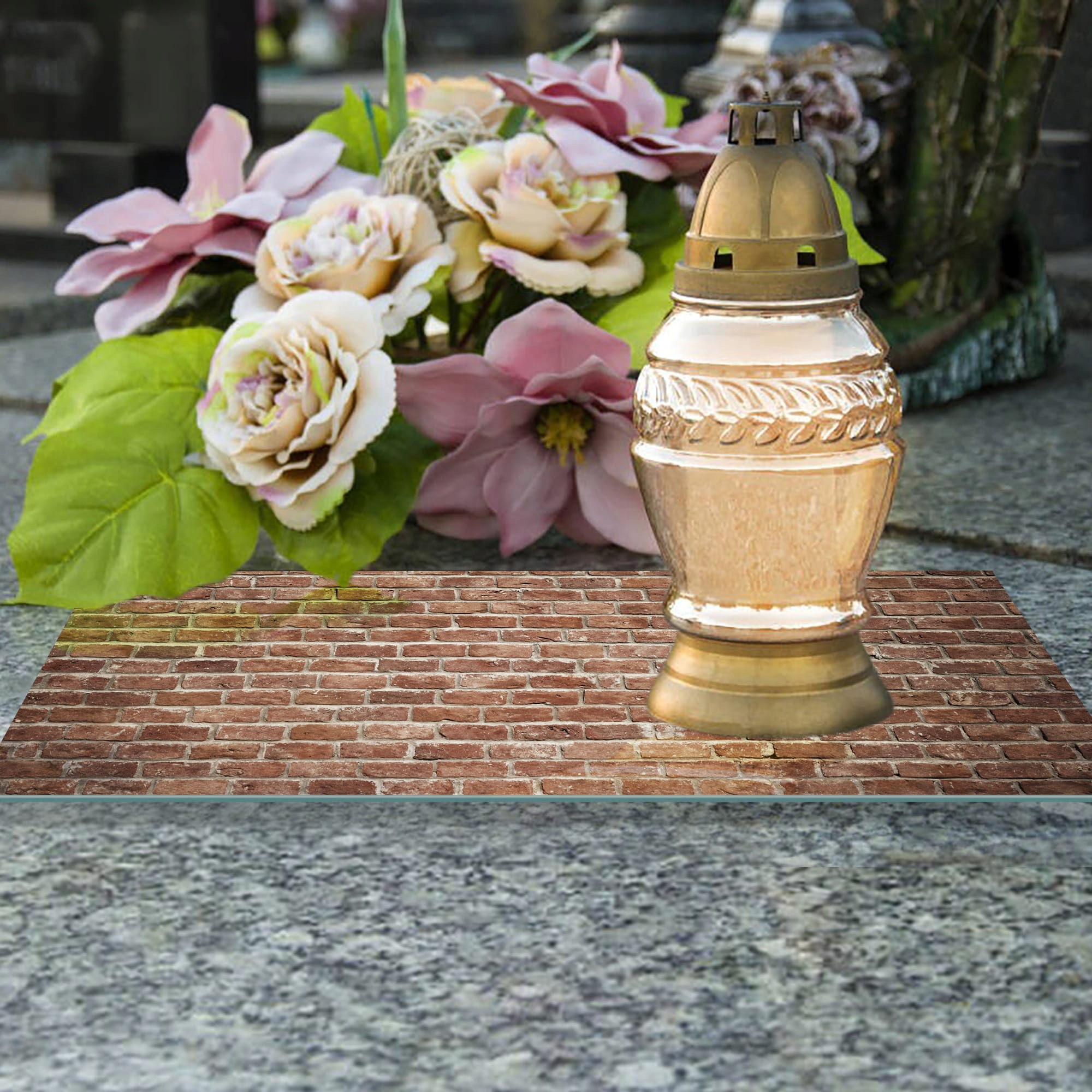 SZKLANA PODSTAWKA POD ZNICZE 60x30cm Mur 215d Kod producenta deska-szklana-215d