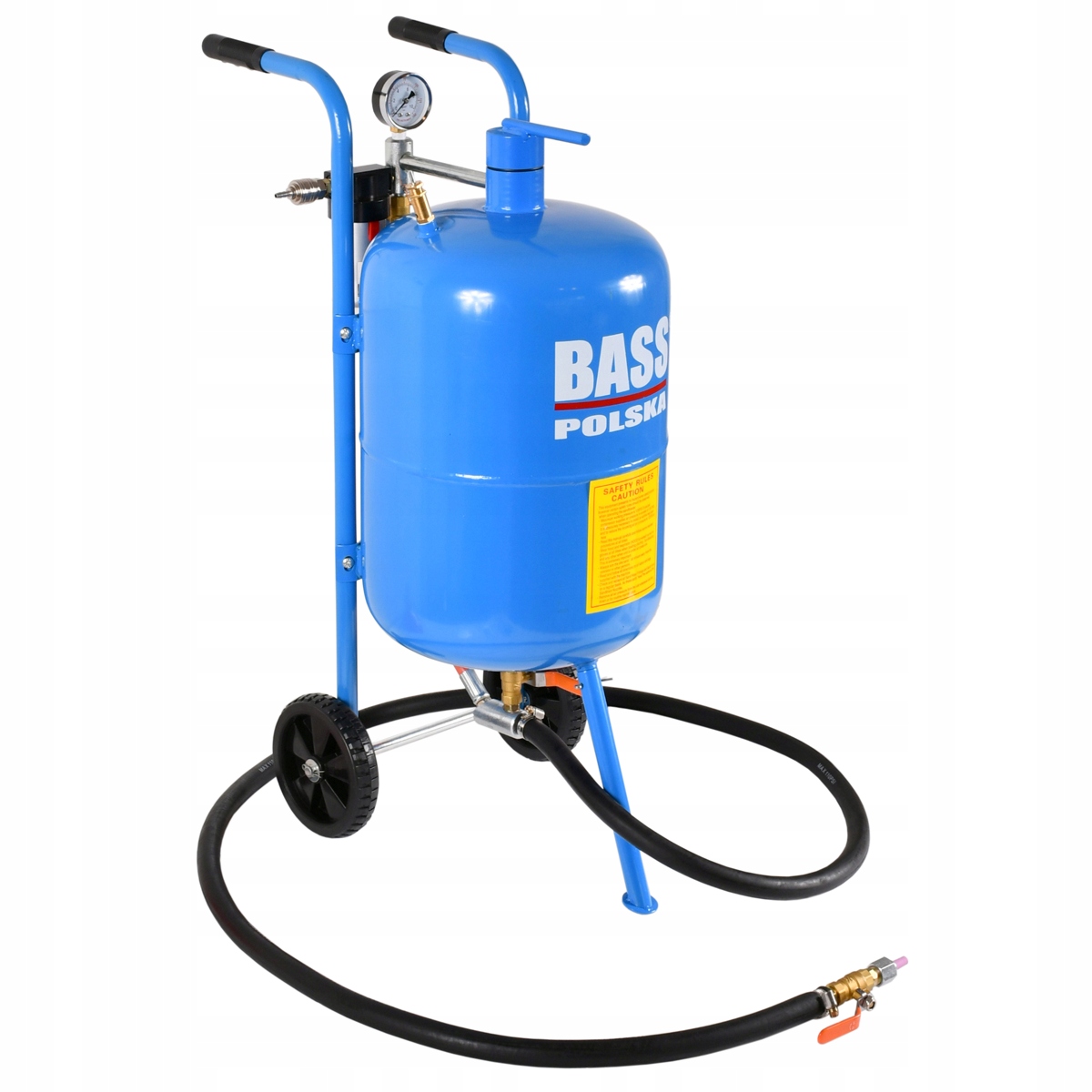 PIASKARKA SYFONOWA MOBILNA 80L MASKA +12 DYSZ BASS Kod producenta BP-4256