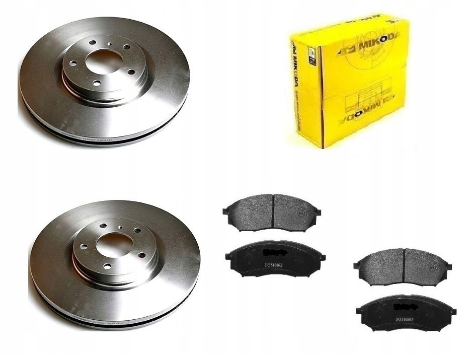 Kotouče Nissan Murano Z50 Z51 2002-2014 Přední 320 mm Sada Sumitomo