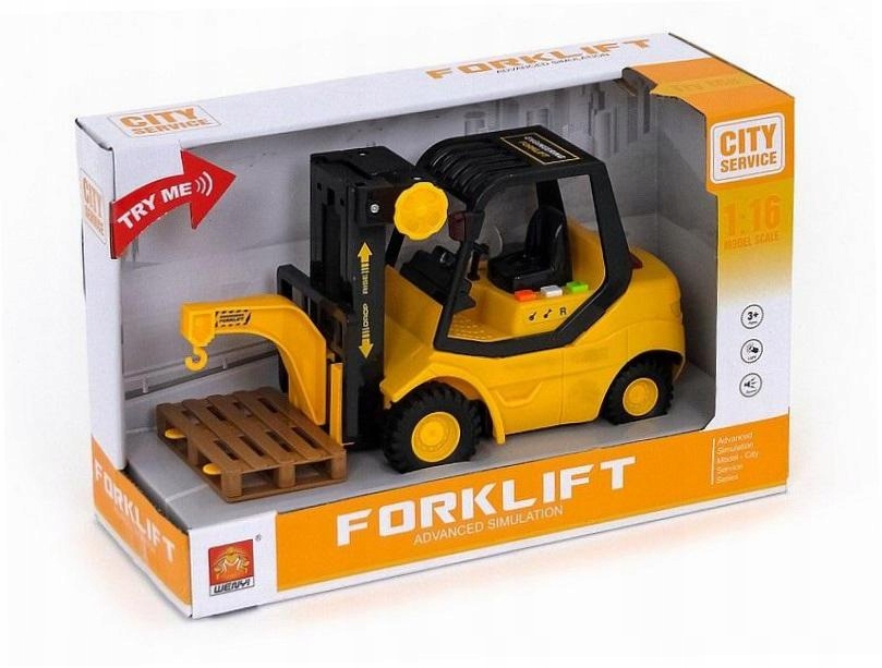 Wózek widłowy światło dźwięk