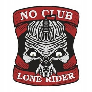 

No Club Lone Rider naklejka