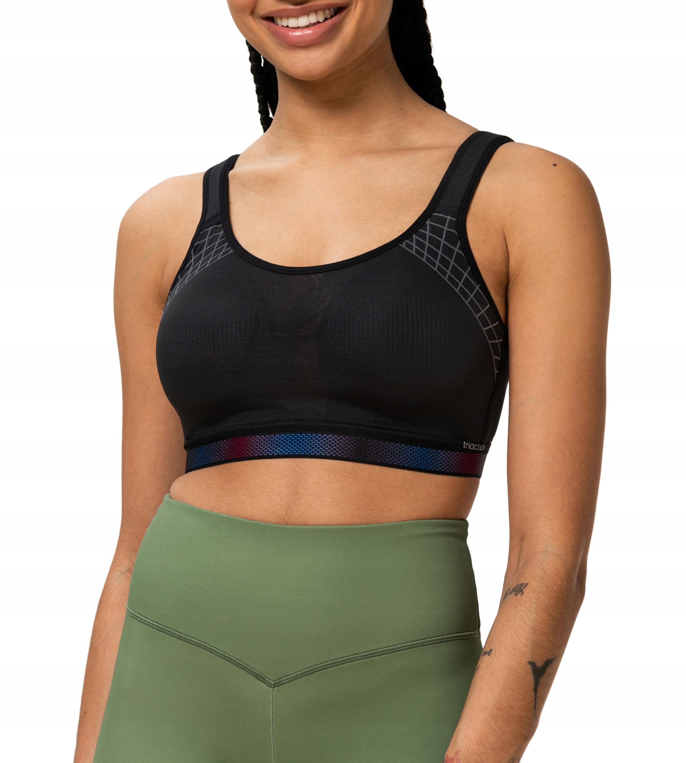 Sportovní podprsenka Triumph bez kostic Triaction Cardio Cloud N01 Ex 85F
